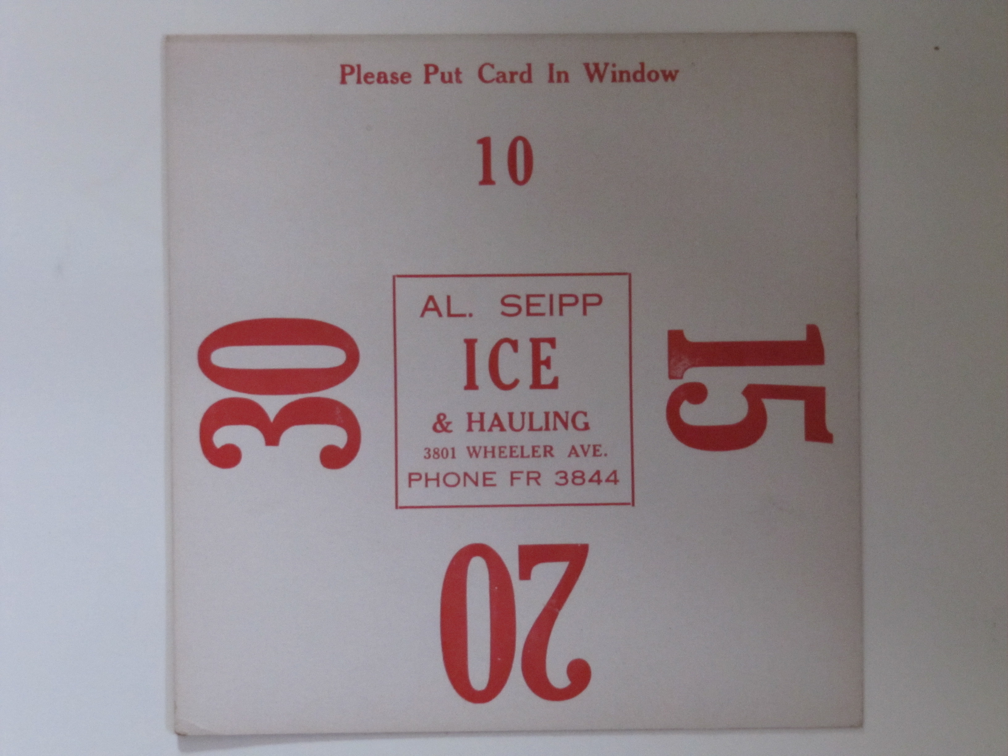 AL. Seipp Ice