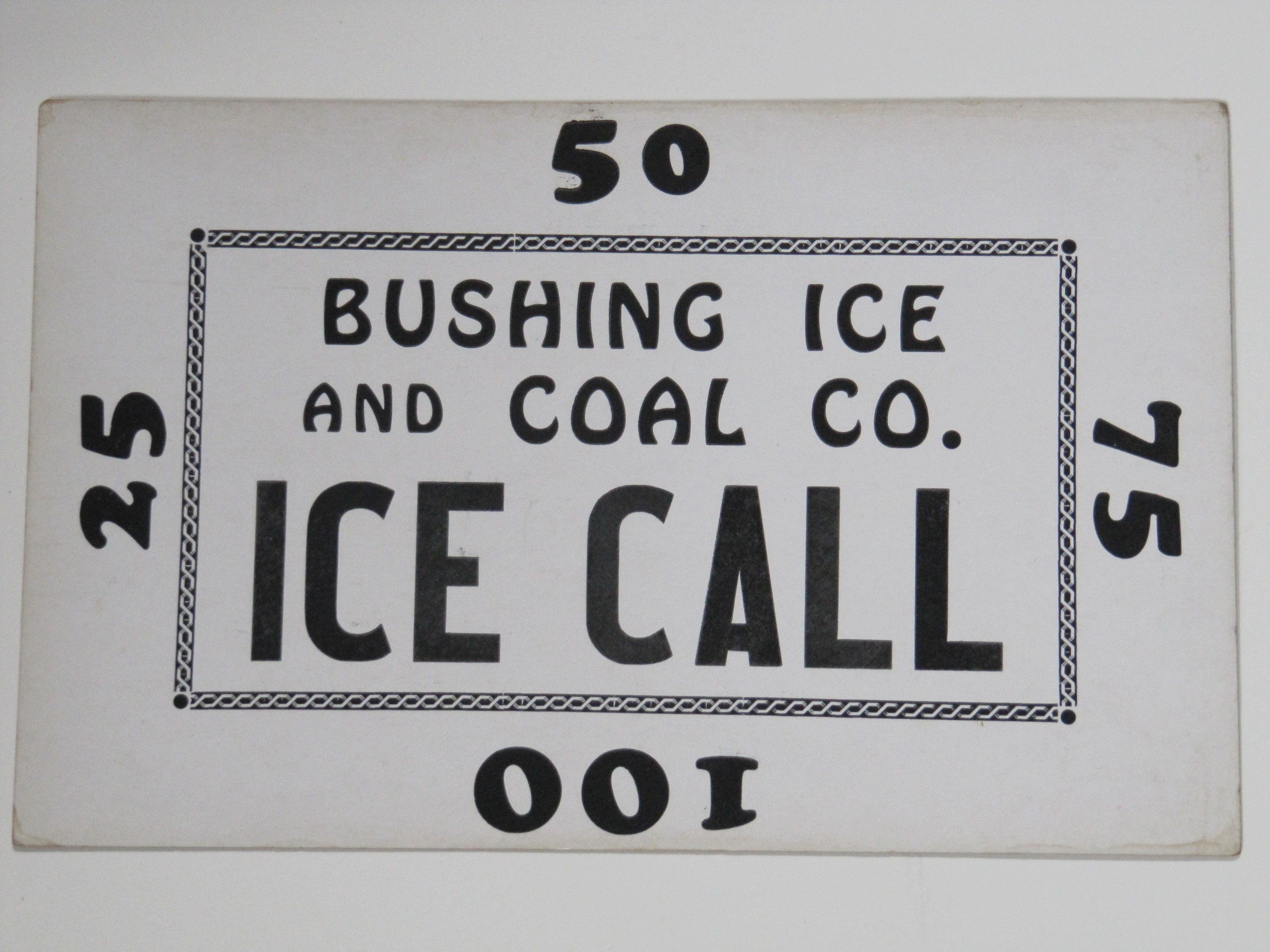 Bushing Ice & Coal