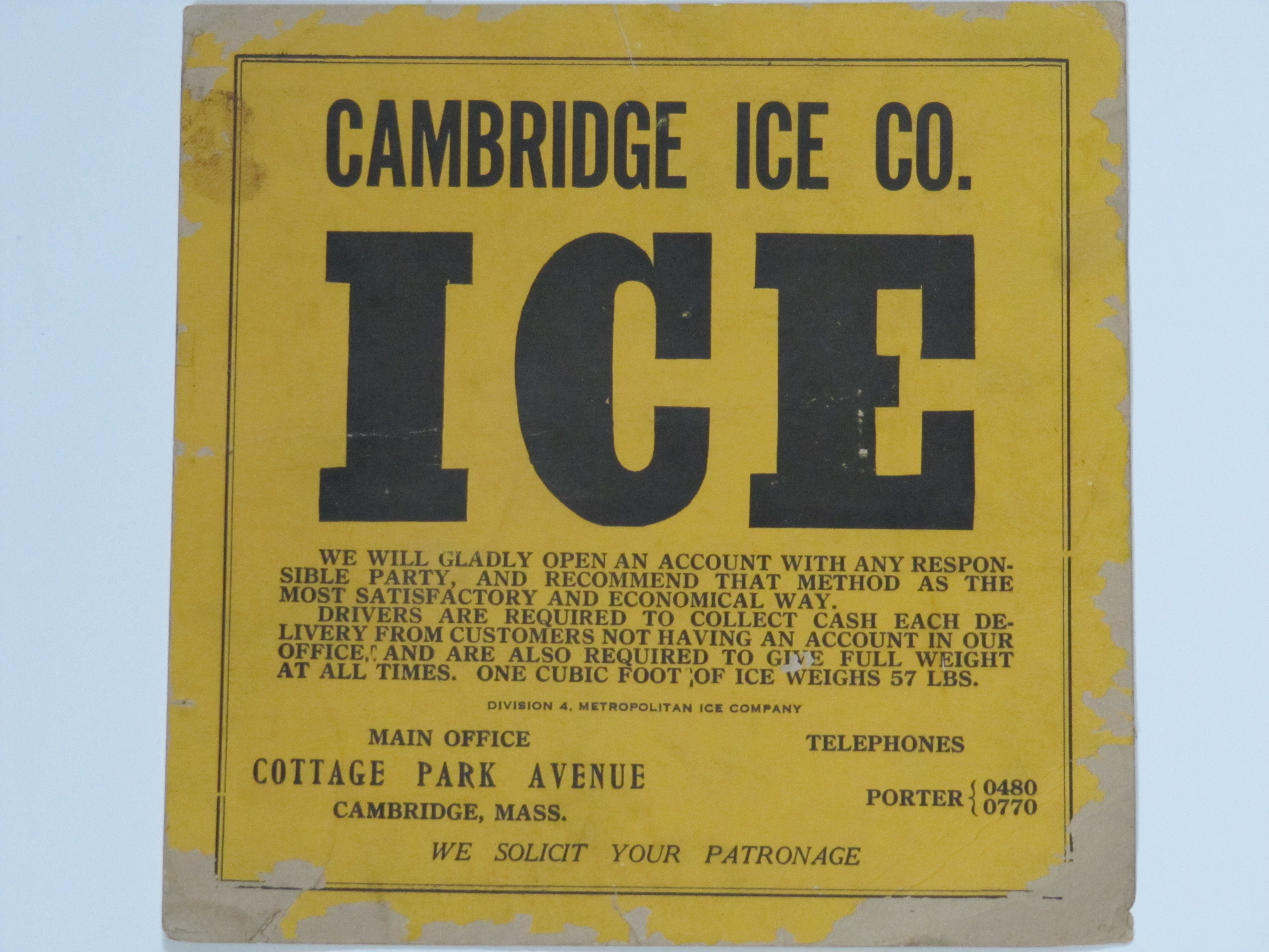 Cambridge Ice Co.