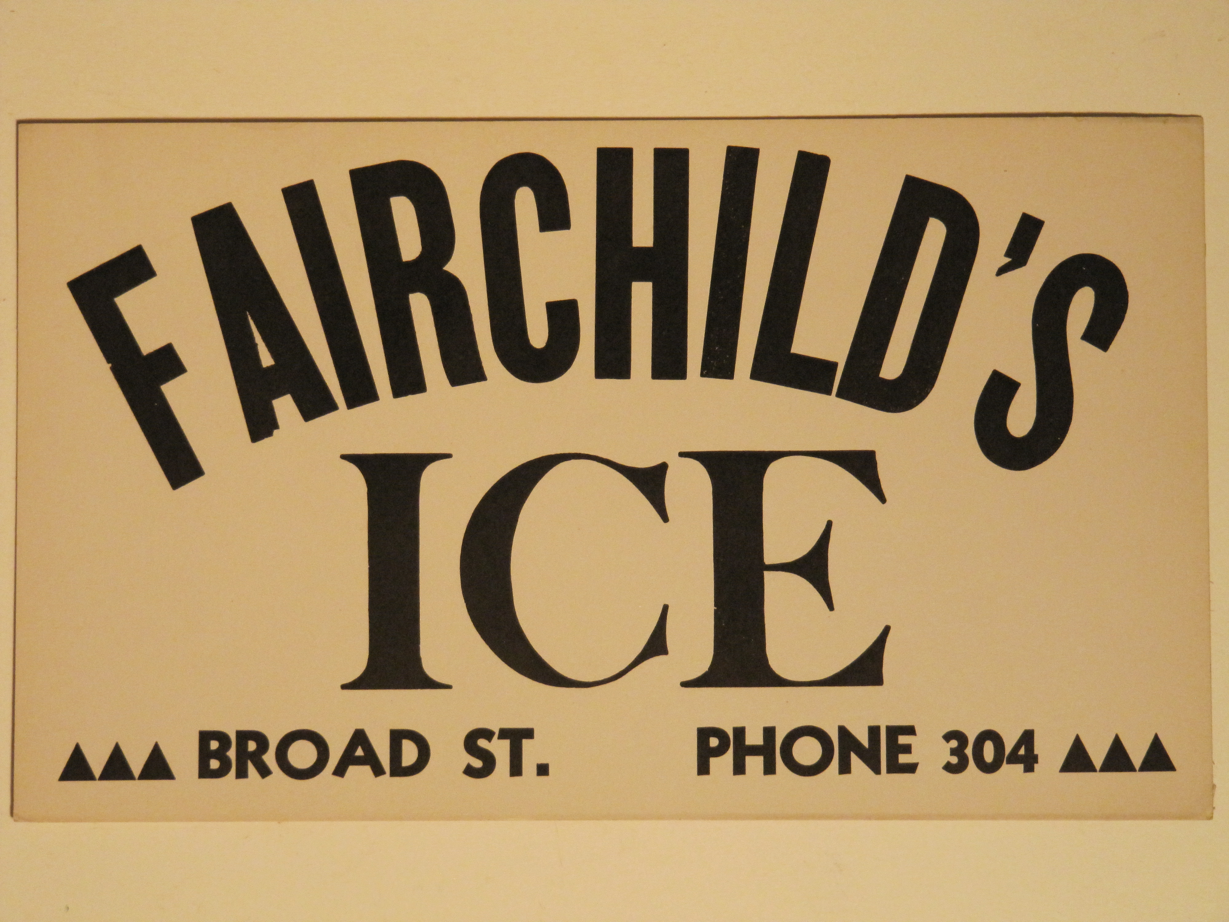 Fairchild's Ice