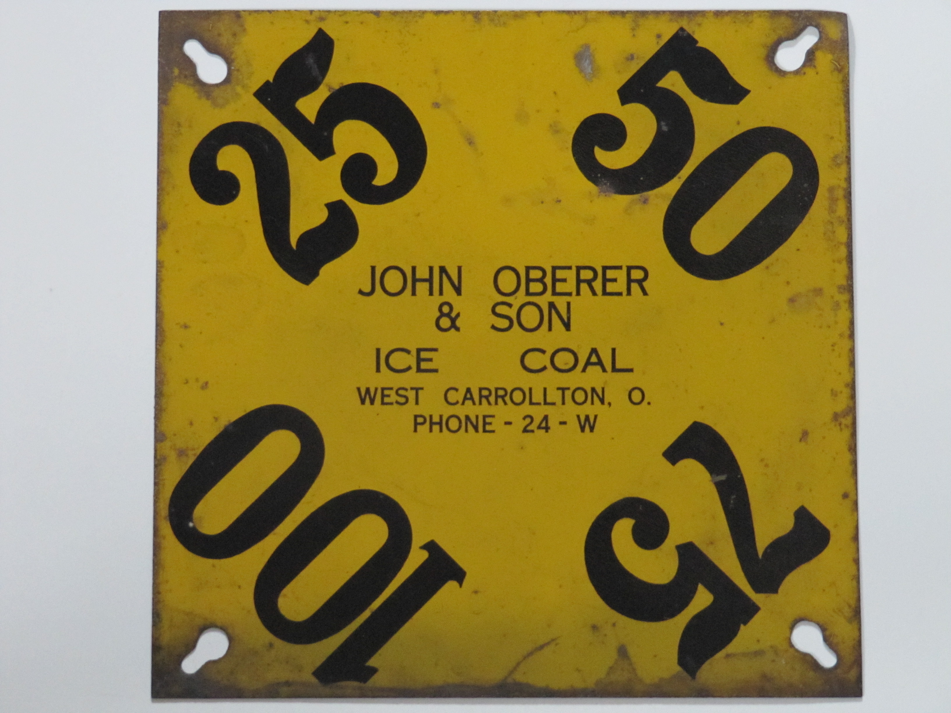 John Oberer & Son (METAL CARD)