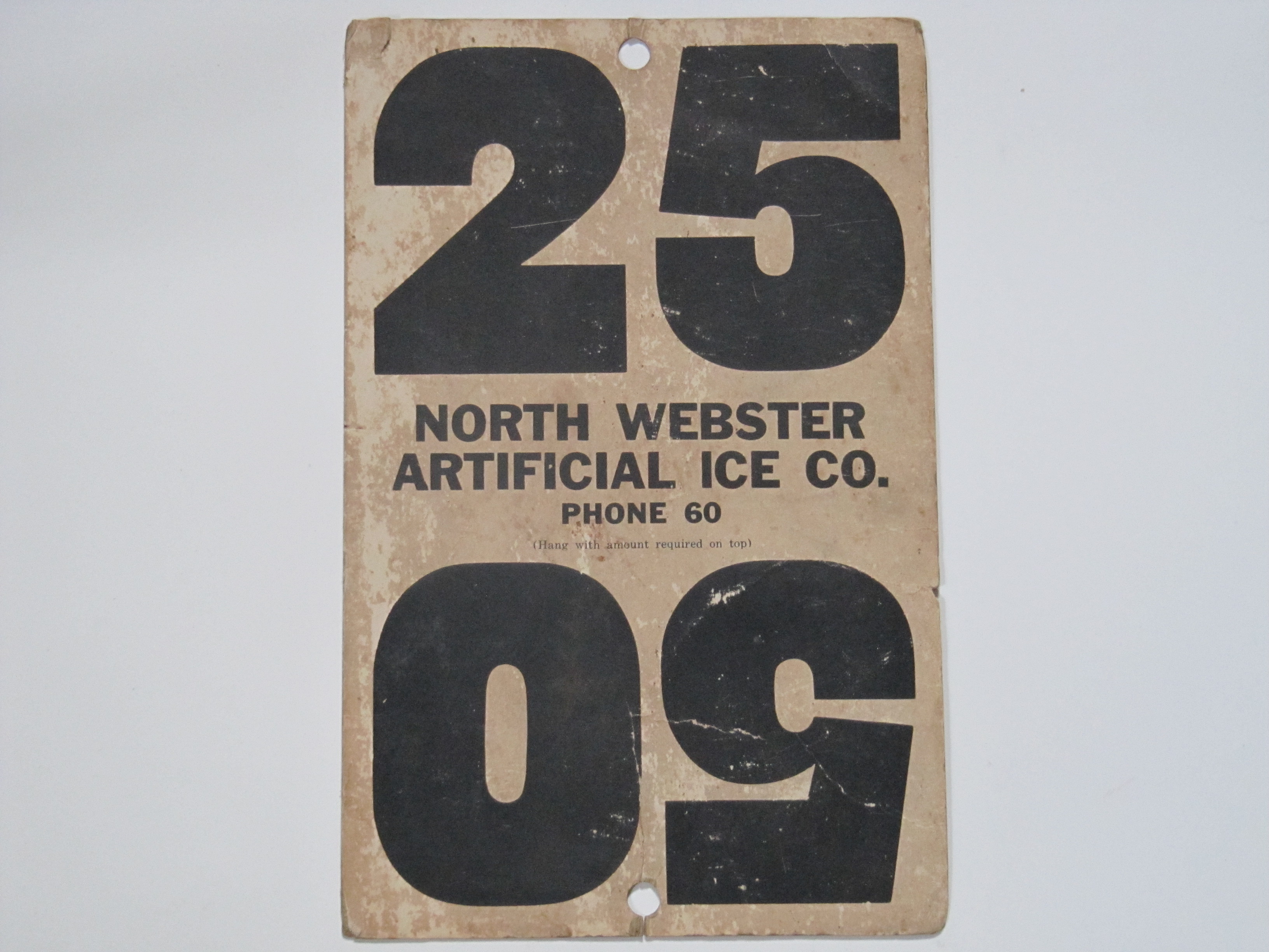 North Webster Artifical Ice Co.