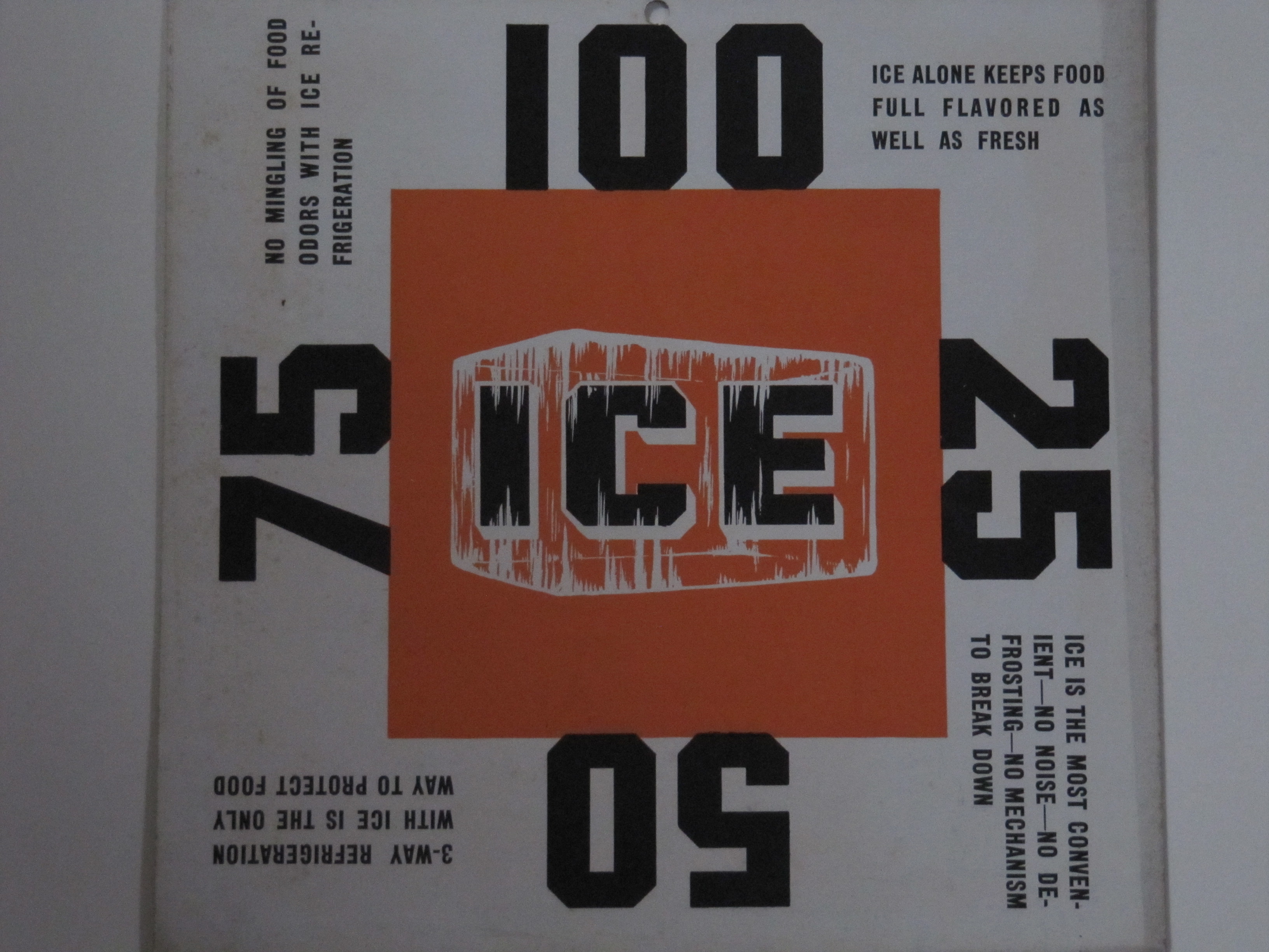 Ice orange block