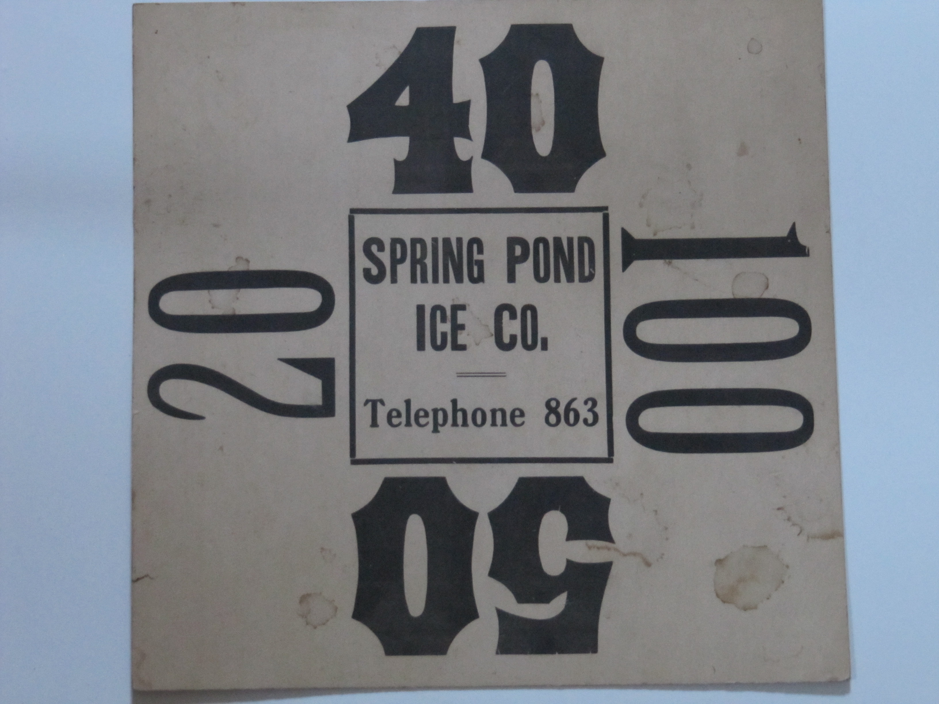 Spring Pond Ice Co.